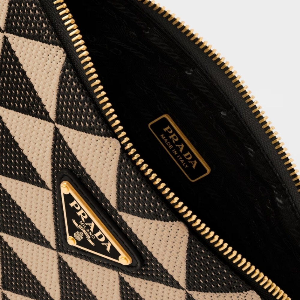 PRADA Embroidered Jacquard Bag - Picture 11 of 17
